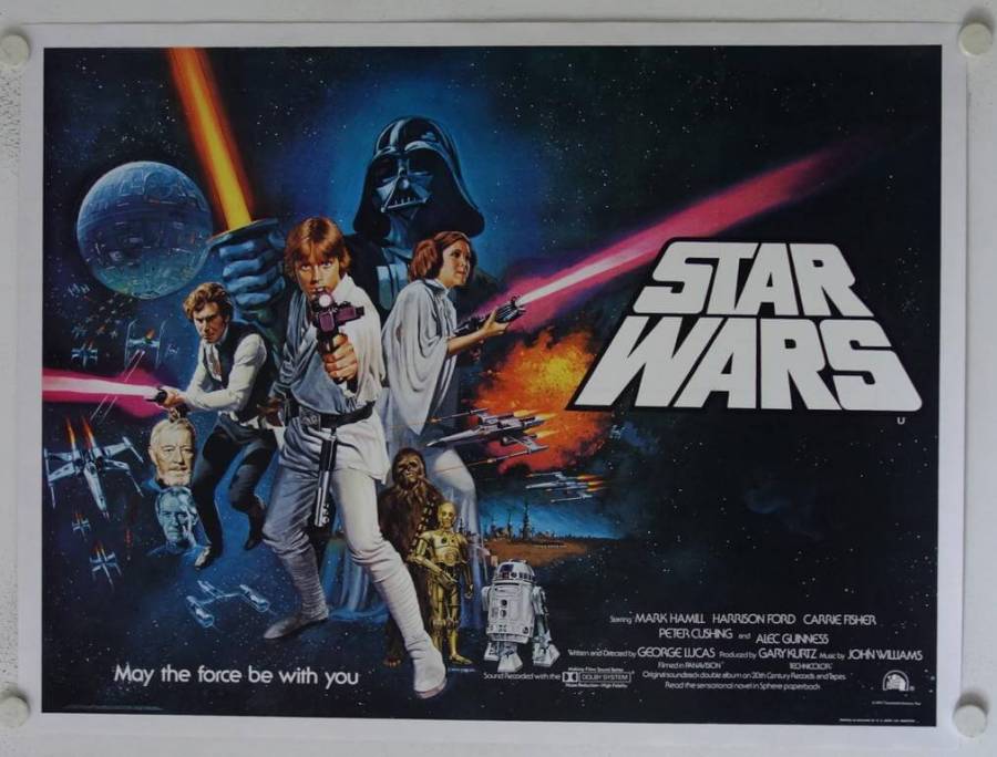 Star Wars original release US Onesheet movie poster